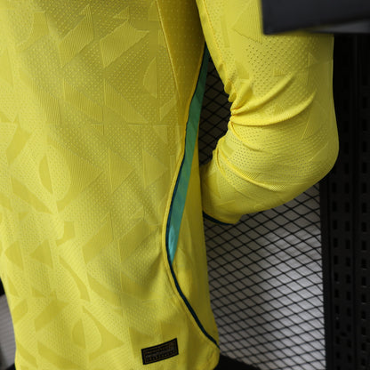 2026 Brazil Home World Cup Kit Long Sleeve Player Version