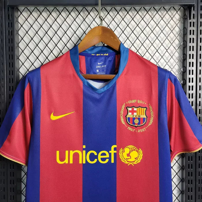 Barcelona Retro 2007-2008 Home Jersey