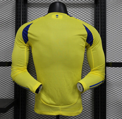 Al Nassr 2024/2025 Home Kit Long Sleeve