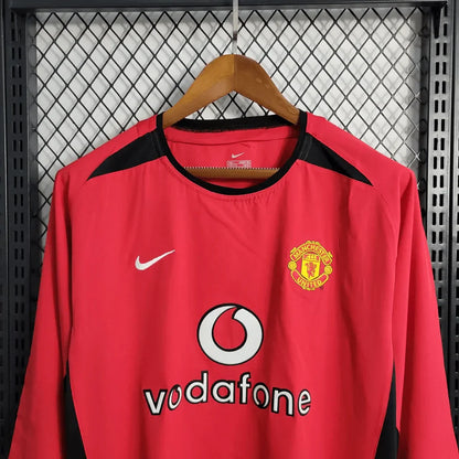 2002/2004 Retro Manchester United Home Long Sleeve