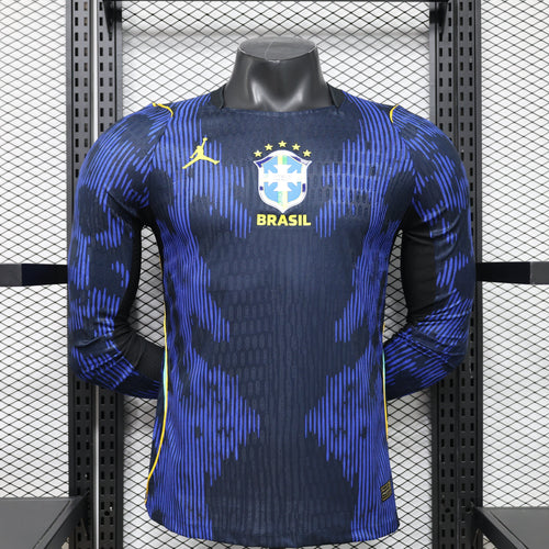 2026 Brazil Away World Cup Kit Long Sleeve Player Version