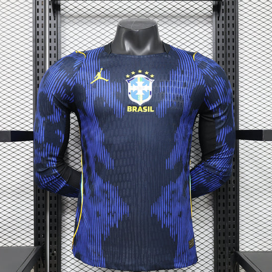 2026 Brazil Away World Cup Kit Long Sleeve Player Version