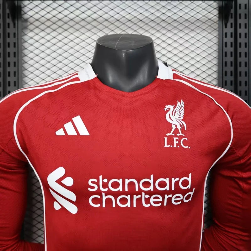 2025/2026 Liverpool Home Long Sleeve