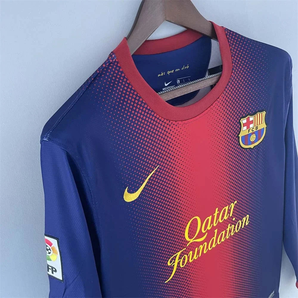 2012-2013 Retro Barcelona Home Jersey Long sleeve