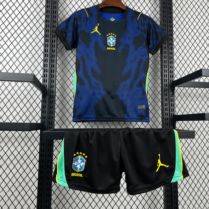 2026 Brazil Away World Cup Kit Kids Size