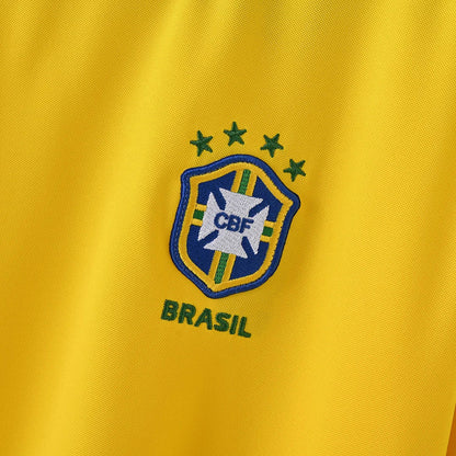 1998 Retro Brazil Home Jersey Long Sleeve