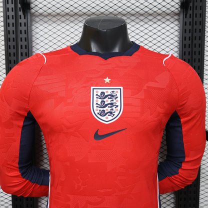 2026 England Away World Cup Kit Long Sleeve Player Version