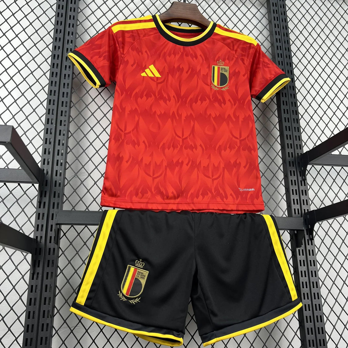 2026 Belgium Home World Cup Kit Kids Size