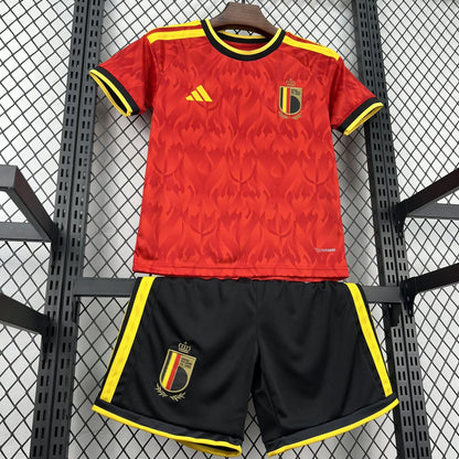 2026 Belgium Home World Cup Kit Kids Size