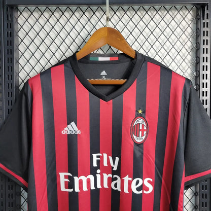 2016-2017 Retro AC Milan Home Jersey