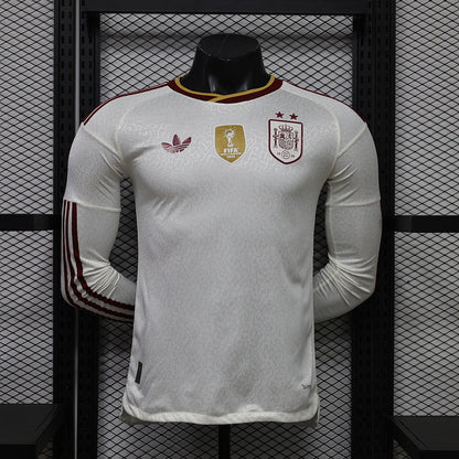 2026 Spain 2 Stars Away World Cup Kit Long Sleeve Player Version