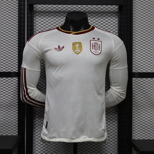 2026 Spain 2 Stars Away World Cup Kit Long Sleeve Player Version