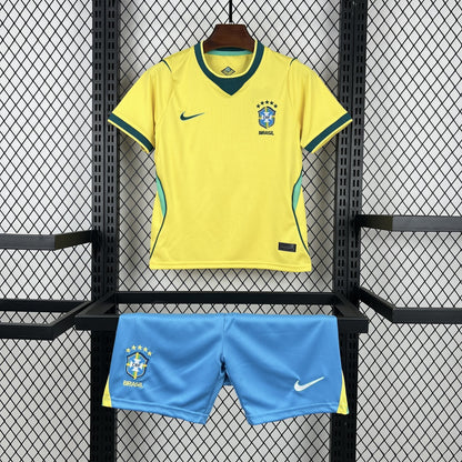 2026 Brazil Home World Cup Kit Kids Size