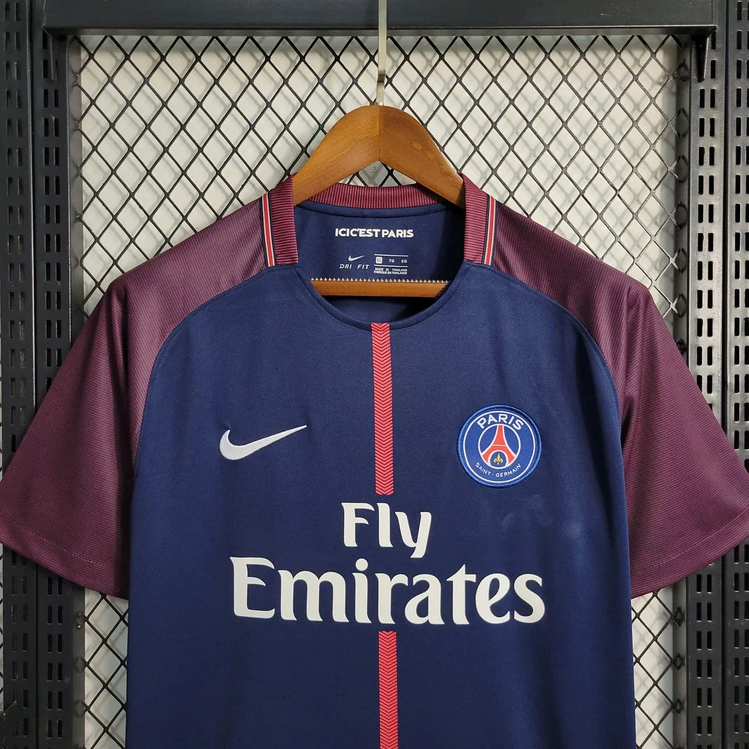 2017-2018 Retro PSG Home Jersey