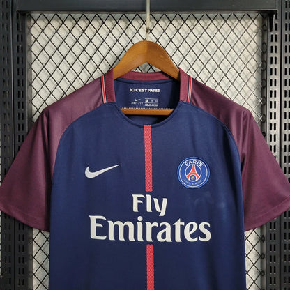 2017-2018 Retro PSG Home Jersey