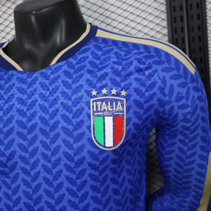 2026 Italy Home World Cup Kit Long Sleeve Player Version