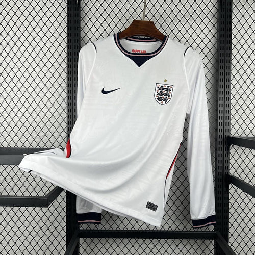 2026 England Home World Cup Kit Long Sleeve Fan Version