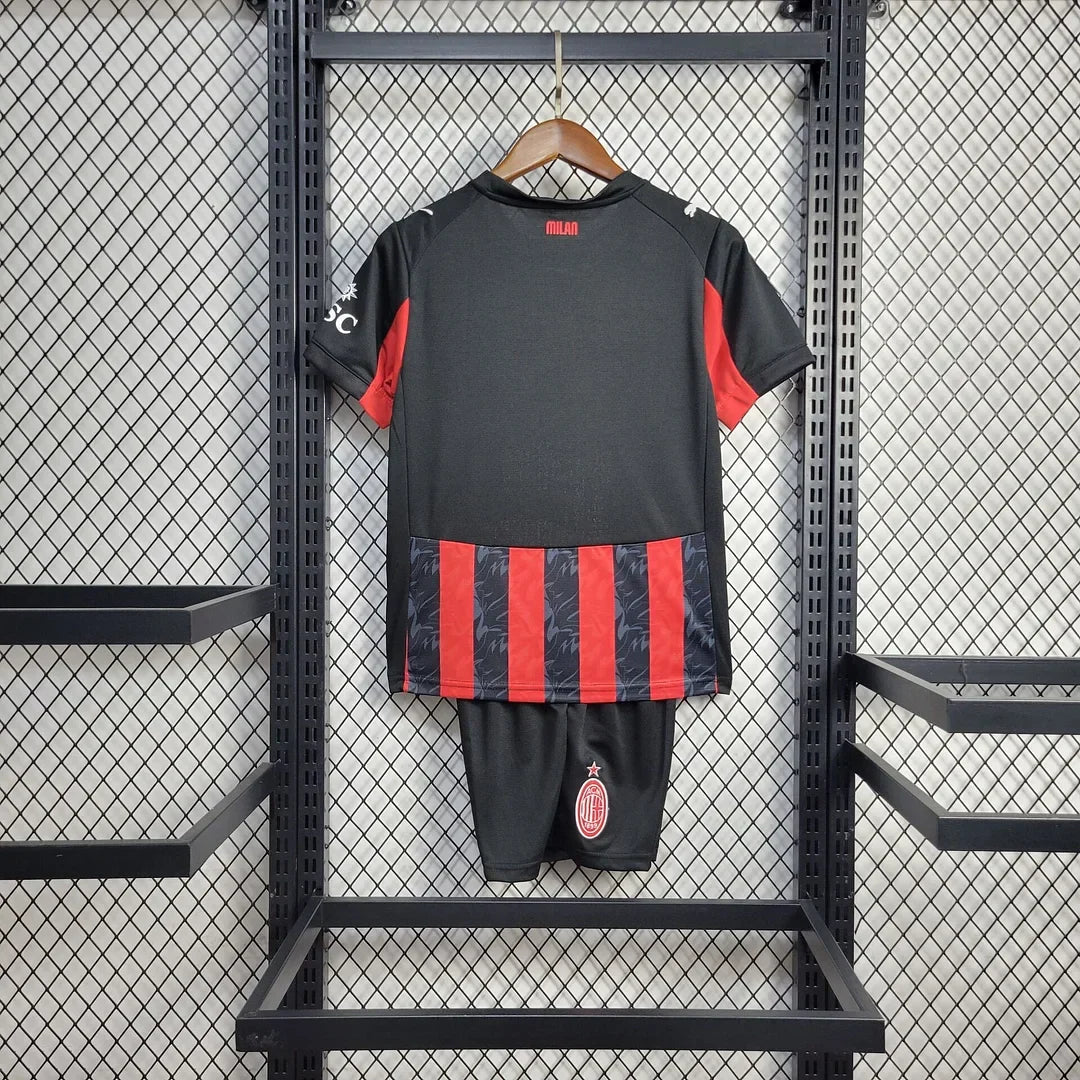 2025/2026 AC Milan Home Kit Kids Size