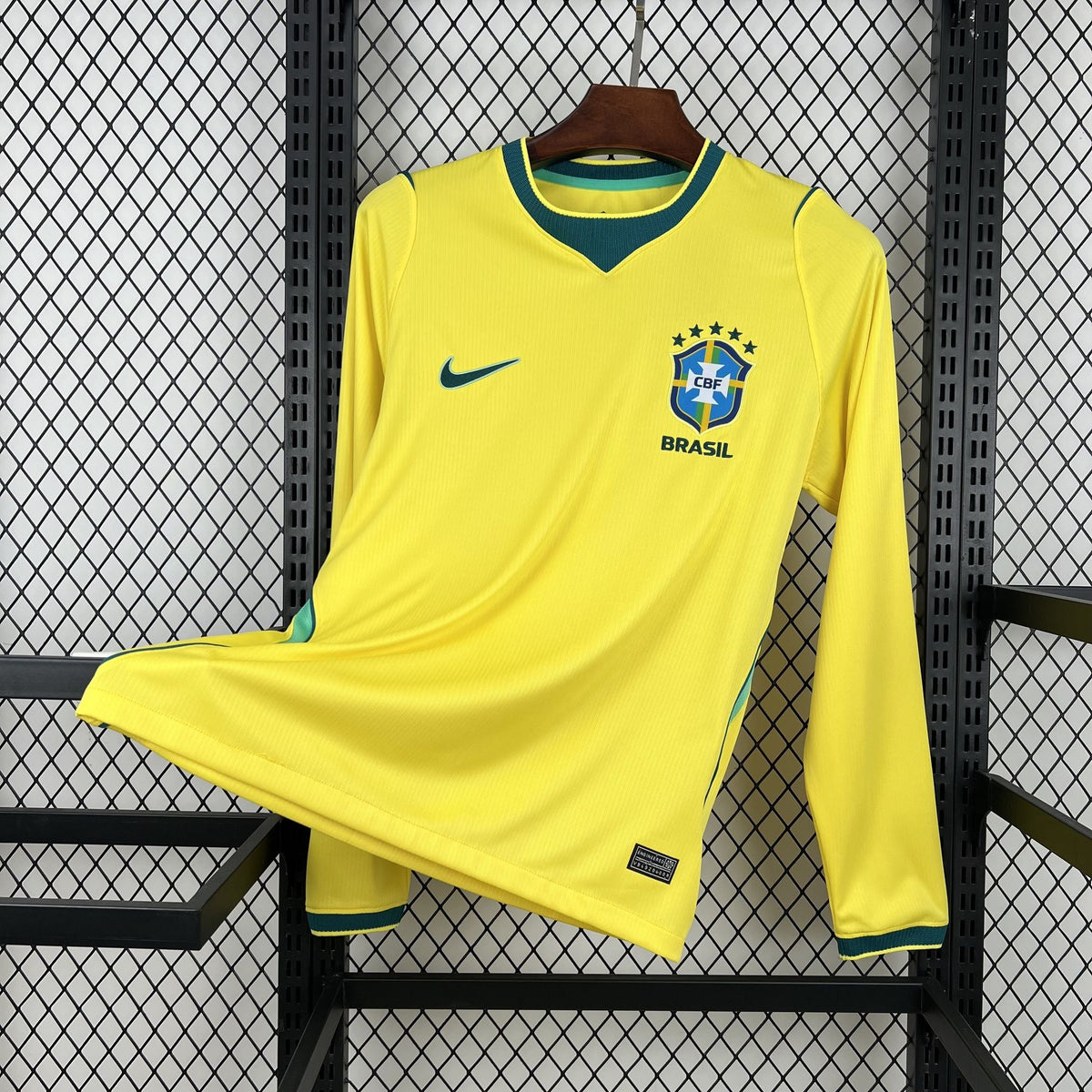 2026 Brazil Home World Cup Kit Long Sleeve Fan Version