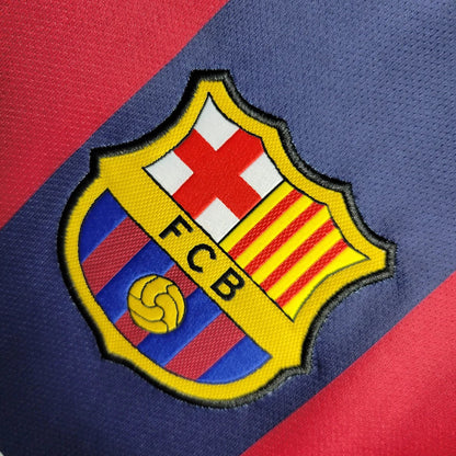 2014-2015 Retro Barcelona Home Jersey