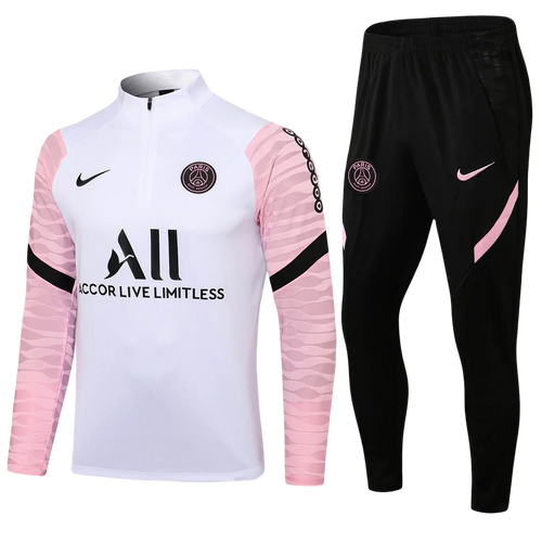 PSG White and Pink X Black Tracksuit