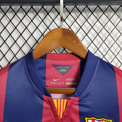 2014-2015 Retro Barcelona Home Jersey Long sleeve