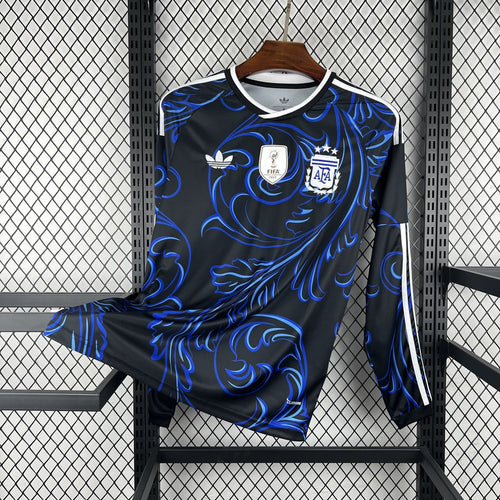 2026 Argentina Away World Cup Kit Long Sleeve Fan Version