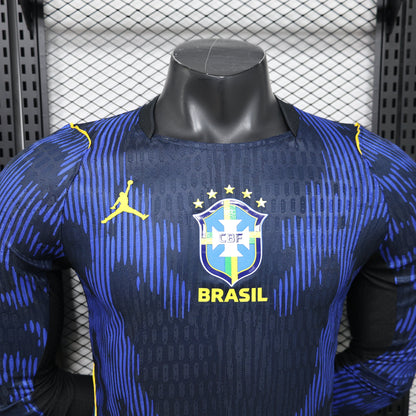 2026 Brazil Away World Cup Kit Long Sleeve Player Version