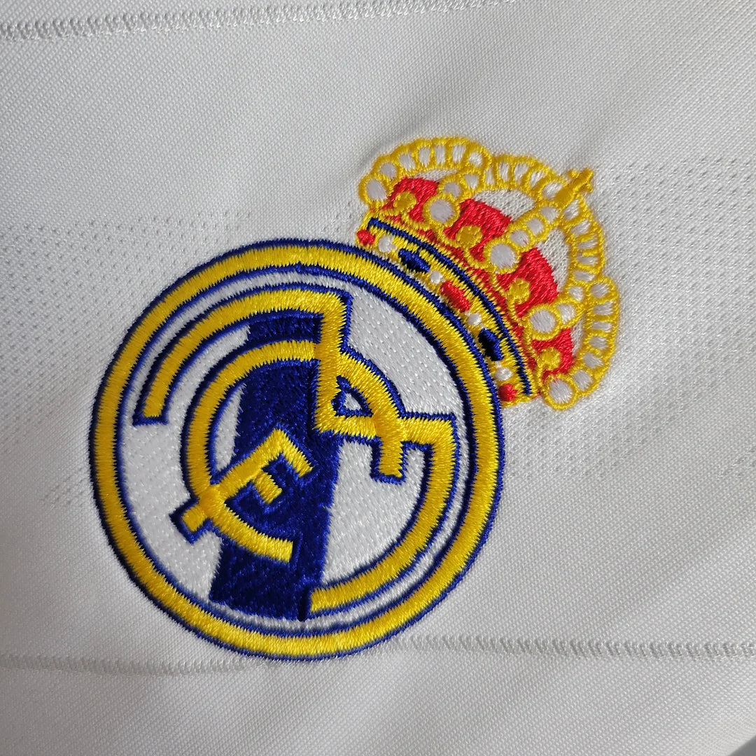 2017-2018 Retro Real Madrid Home Kit Long Sleeve