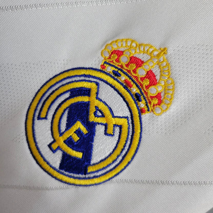 2017-2018 Retro Real Madrid Home Kit Long Sleeve