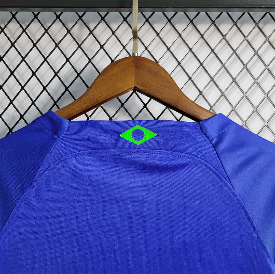 2022 Brazil Away Jersey Kids Size