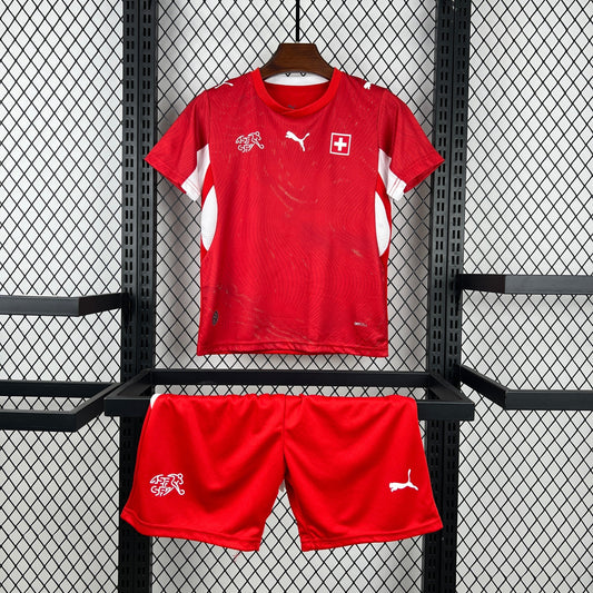 2026 Switzerland Home World Cup Kit Kids Size