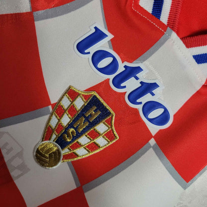1998 Retro Croatia Home Jersey