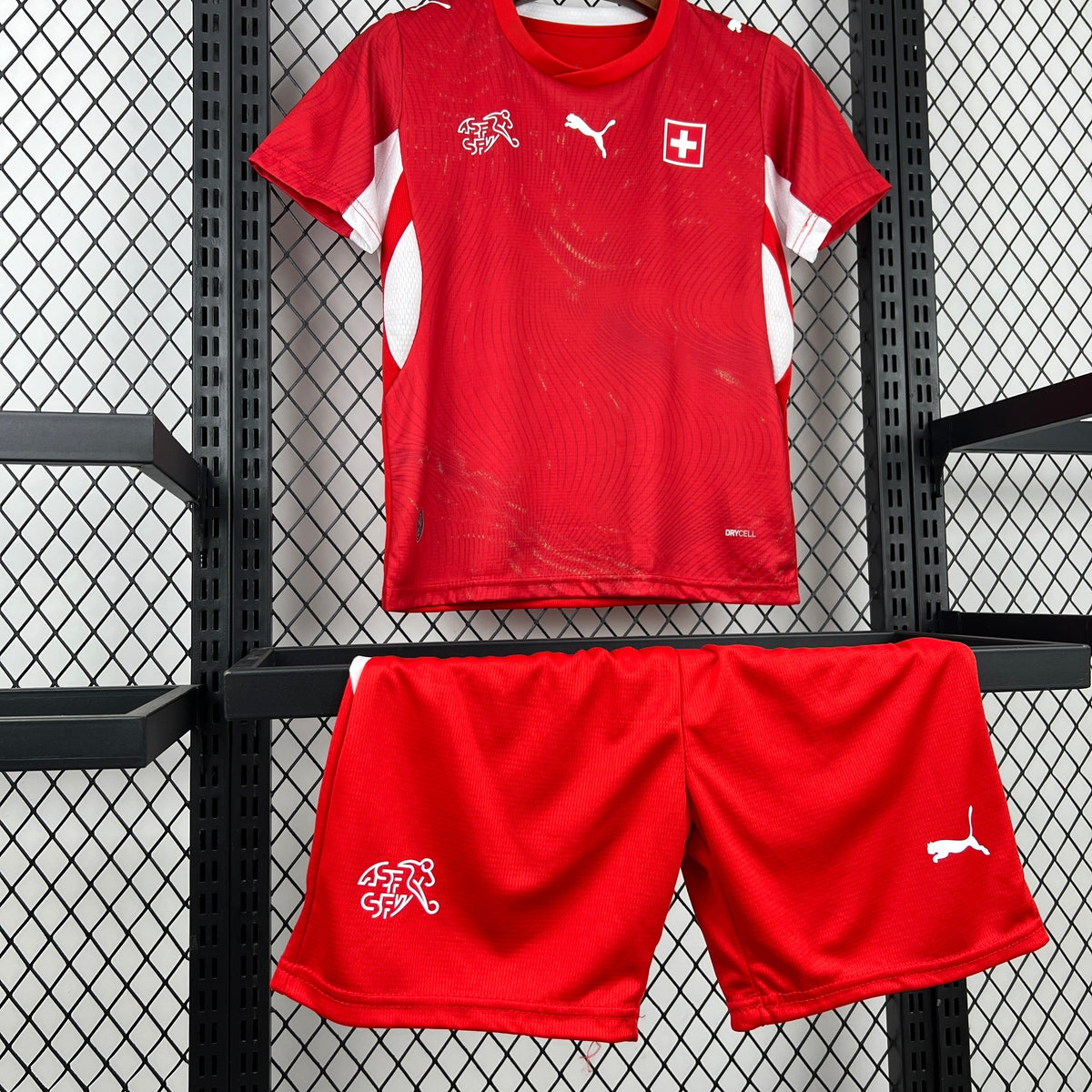 2026 Switzerland Home World Cup Kit Kids Size