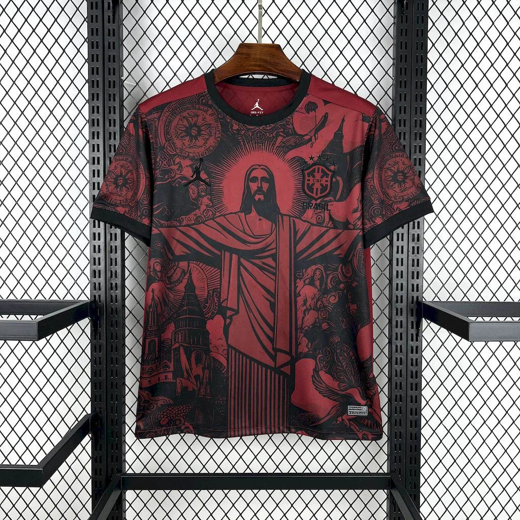 Brazil "Jesus" Red Limited Jersey