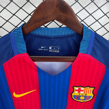 2016/2017 Retro Barcelona Home Jersey Long Sleeve