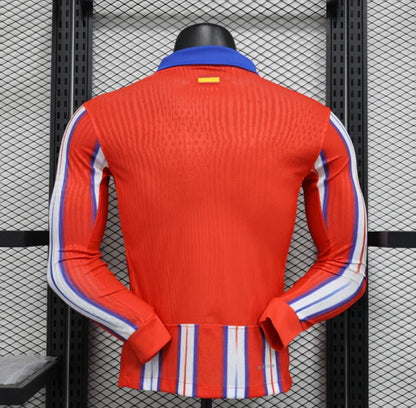 Atletico Madrid 2024/2025 Home Kit Long Sleeve