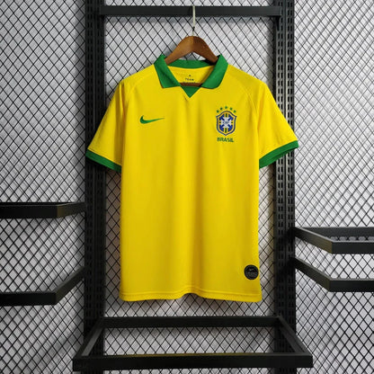 2019 Retro Brazil Home Jersey