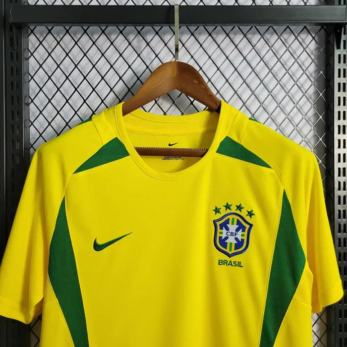 2002 Retro Brazil Home Jersey