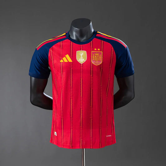 2026 Spain 2 Stars Home World Cup Kit Player Version