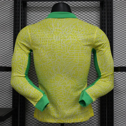 Brazil 2024/2025 Home Kit Long Sleeve