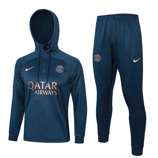 PSG Dark Blue and Gold Tracksuit