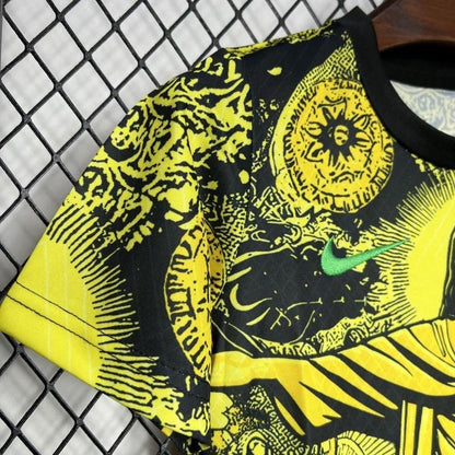 Brazil ”Jesus” Yellow Limited Jersey Kids Size