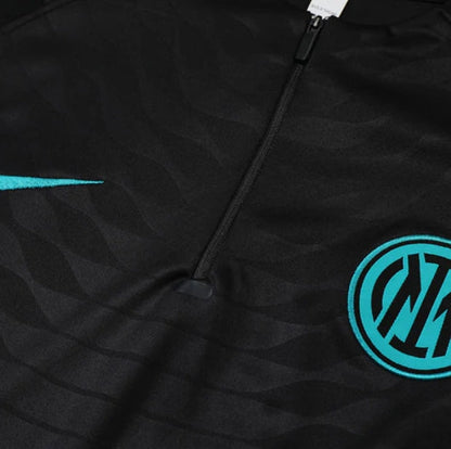 Inter Milan Black and Blue Tracksuit