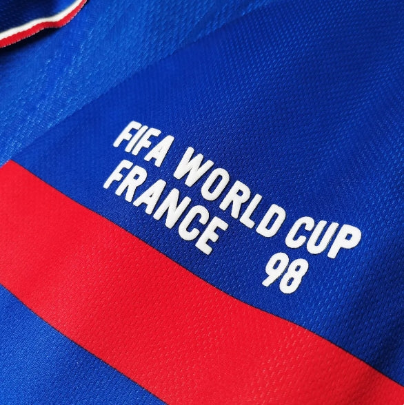 France Retro 1998 World Cup Home Jersey
