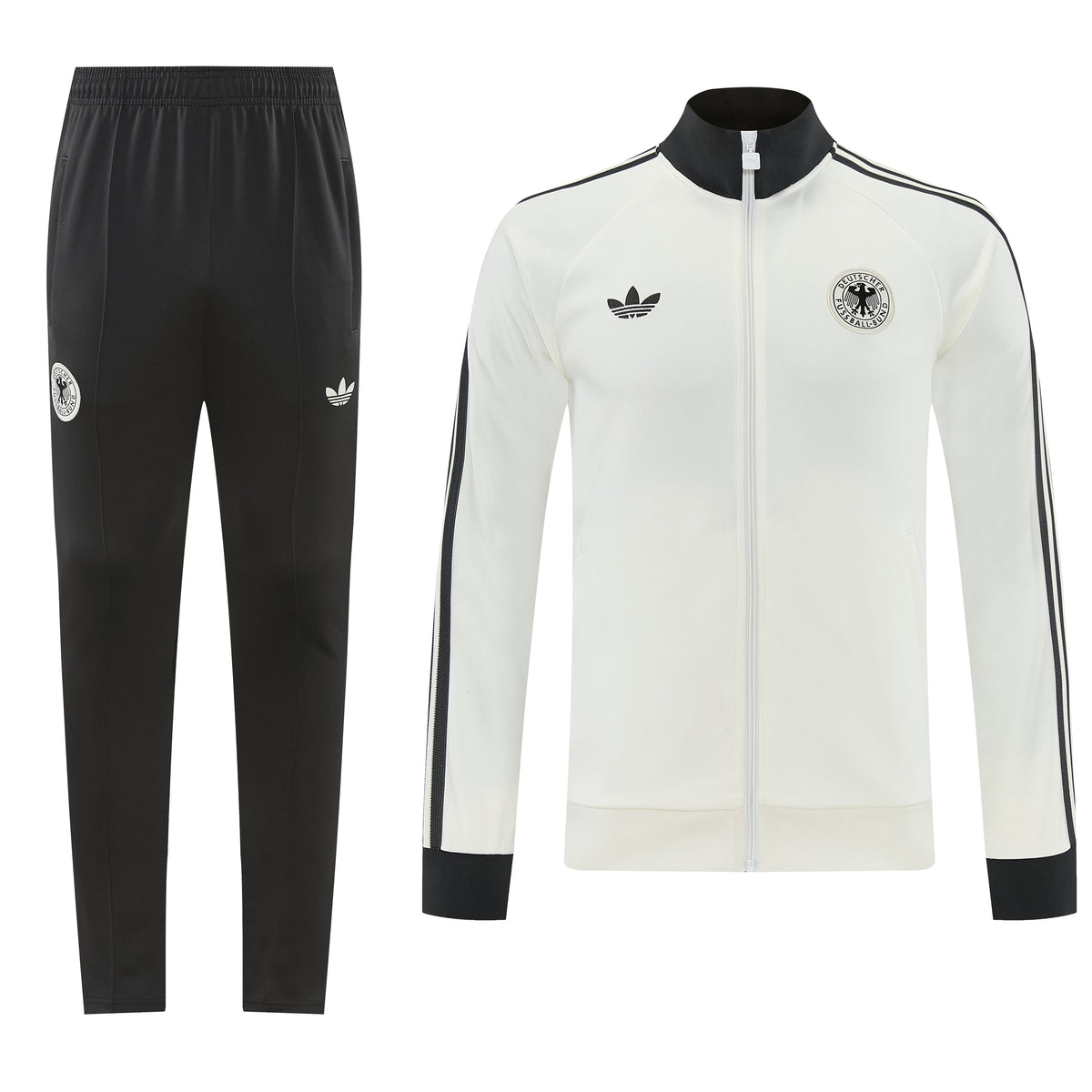 2026/2027 Germany White and Black Tracksuit