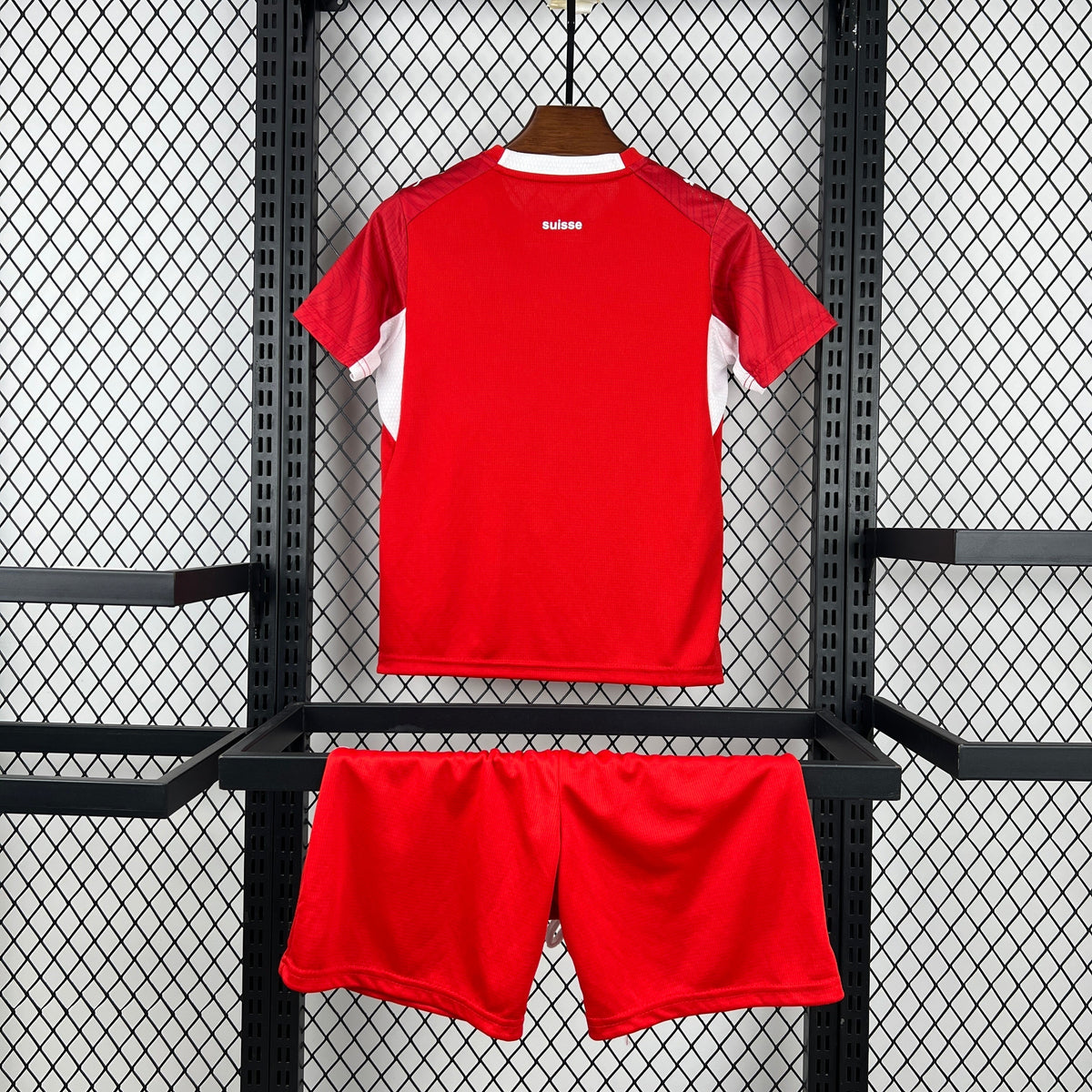 2026 Switzerland Home World Cup Kit Kids Size