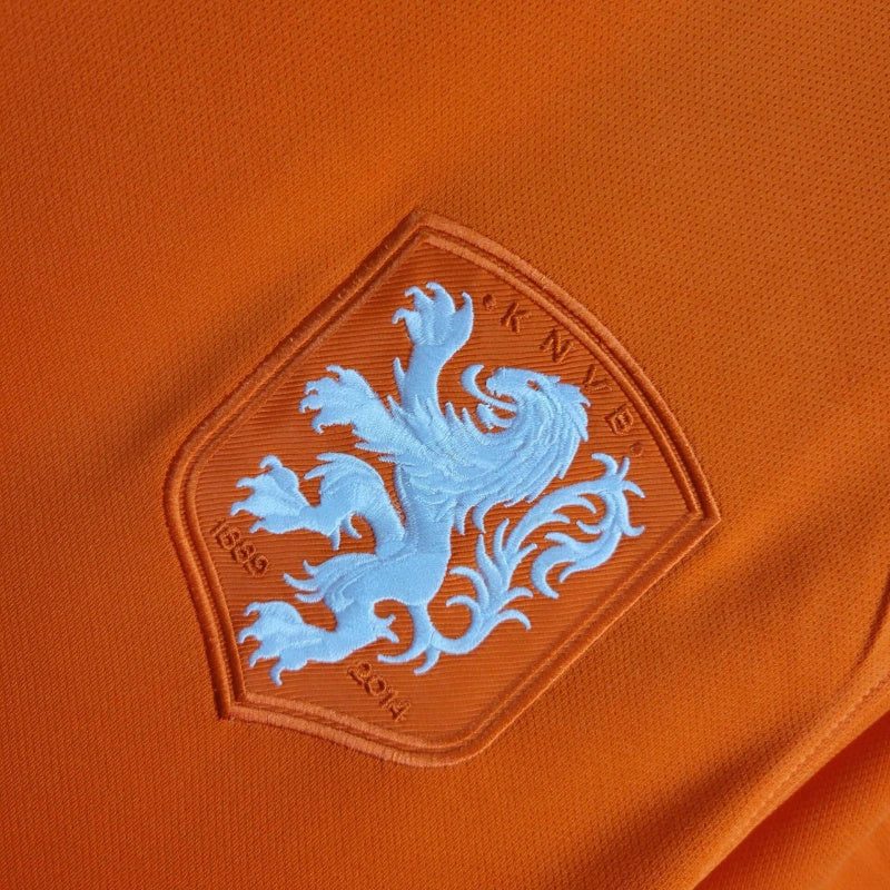 2014 Retro Netherlands Home Jersey