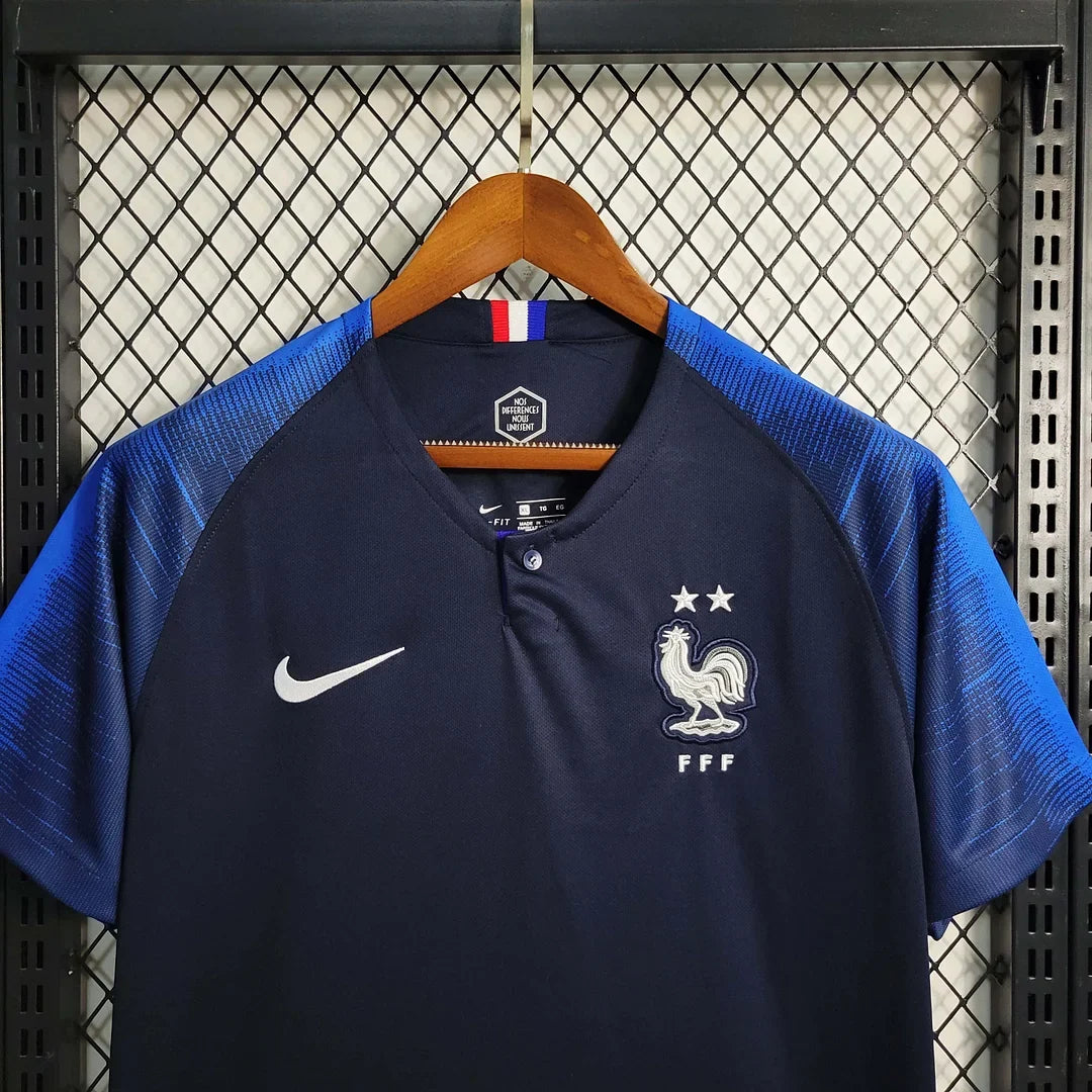 2018 Retro France Home Jersey