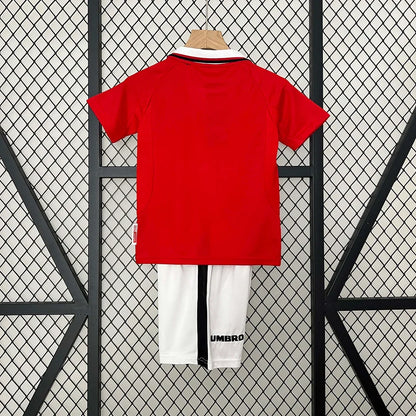 1999/2000 Retro Manchester United European Home Kids Size